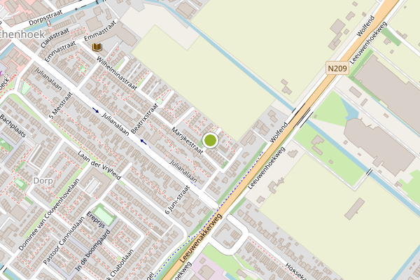 Ambulance-melding op Margrietstraat, Bergschenhoek op 2 augustus, kaart-overzicht