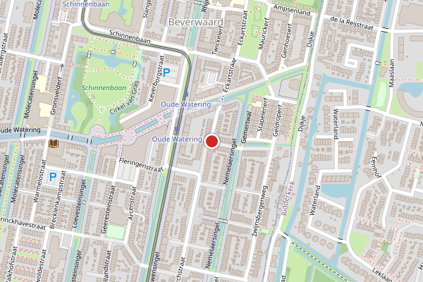 Brandweer-melding op Ter Wormstraat, Rotterdam op 3 augustus, kaart-overzicht
