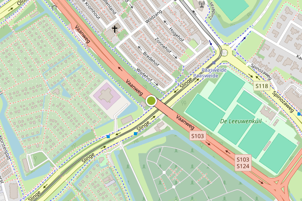 Ambulance-melding op Vaanweg, Rotterdam op 3 augustus, kaart-overzicht