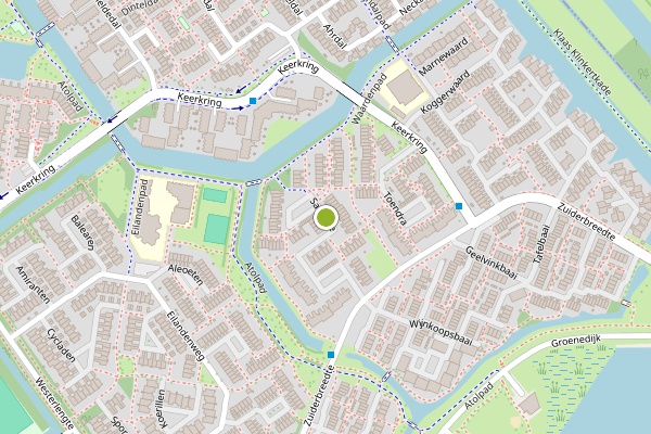 Ambulance-melding op Savanne, Capelle aan den IJssel op 3 augustus, kaart-overzicht