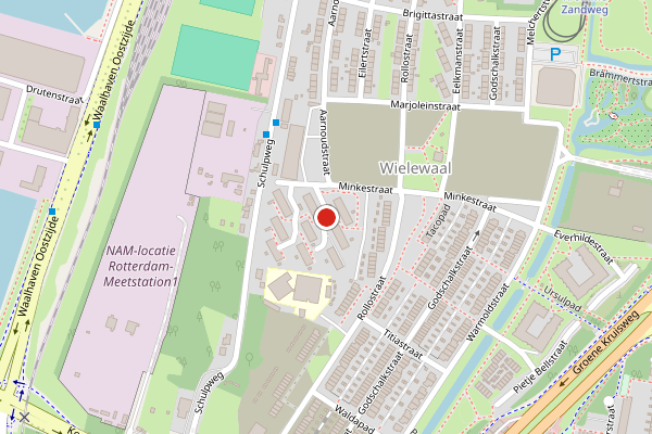 Brandweer-melding op Mathildestraat, Rotterdam op 19 mei, kaart-overzicht