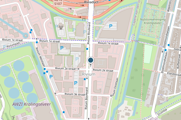 Politie-melding op Rivium Boulevard, Capelle aan den IJssel op 3 augustus, kaart-overzicht