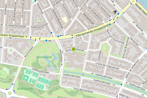 Ambulance-melding op Dr Noletstraat, Schiedam op 3 augustus, kaart-overzicht