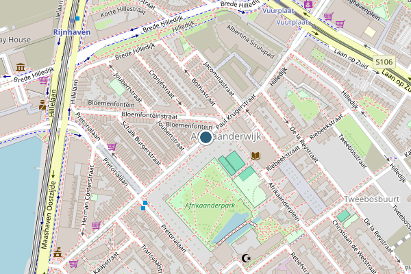 Politie-melding op Paul Krugerstraat, Rotterdam op 3 augustus, kaart-overzicht