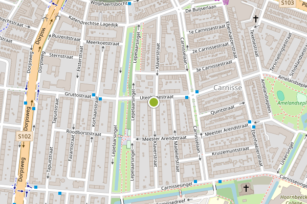 Ambulance-melding op Klaverstraat, Rotterdam op 3 augustus, kaart-overzicht