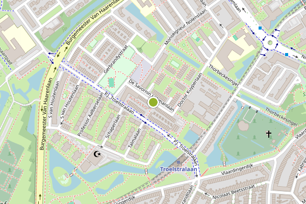 Ambulance-melding op De Savornin Lohmanlaan, Schiedam op 3 augustus, kaart-overzicht