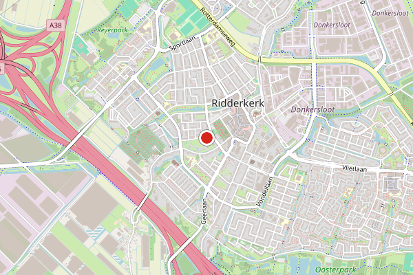 Brandweer-melding op Ridderkerk op 3 augustus, kaart-overzicht