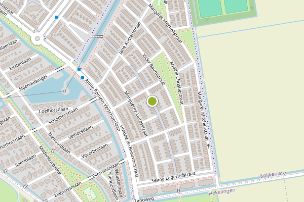 Ambulance-melding op George Sandstraat, Spijkenisse op 3 augustus, kaart-overzicht