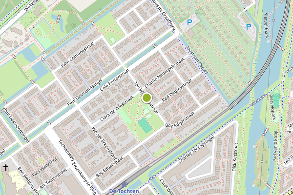 Ambulance-melding op Ton Wijkampstraat, Rotterdam op 3 augustus, kaart-overzicht