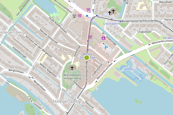 Ambulance-melding op Bergse Dorpsstraat, Rotterdam op 3 augustus, kaart-overzicht