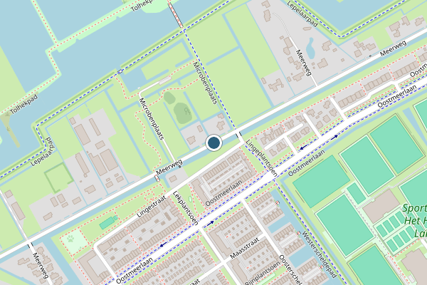 Politie-melding op Meerweg, Berkel en Rodenrijs op 3 augustus, kaart-overzicht