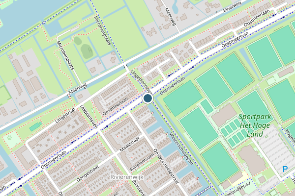 Politie-melding op Oostmeerlaan, Berkel en Rodenrijs op 3 augustus, kaart-overzicht