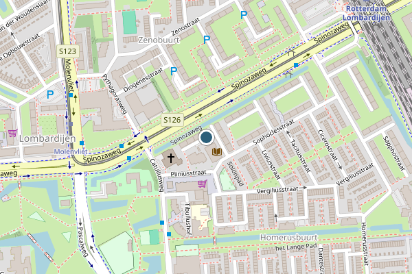 Politie-melding op Menanderstraat, Rotterdam op 3 augustus, kaart-overzicht
