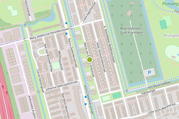 Ambulance-melding op Marie van Eijsden-Vinkstraat, Rotterdam op 3 augustus, kaart-overzicht