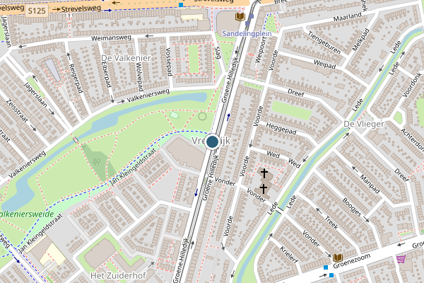 Politie-melding op Groene Hilledijk, Rotterdam op 3 augustus, kaart-overzicht