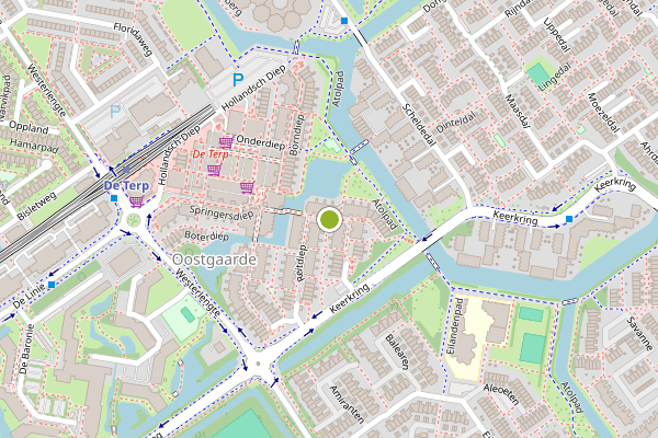 Ambulance-melding op Hoendiep, Capelle aan den IJssel op 3 augustus, kaart-overzicht