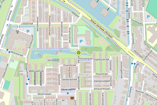 Ambulance-melding op Apollostraat, Rotterdam op 4 augustus, kaart-overzicht