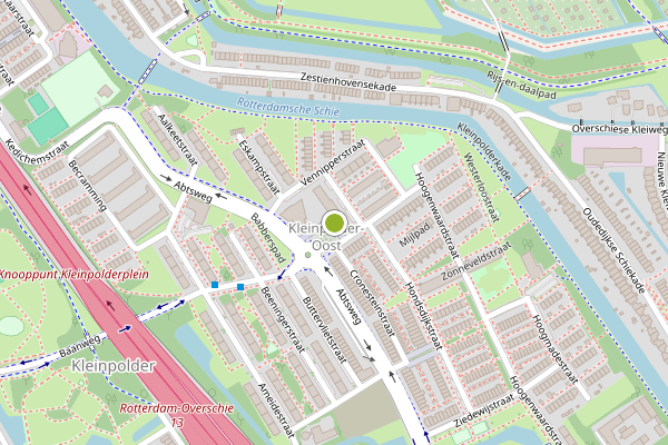 Ambulance-melding op Mookhoekplein, Rotterdam op 4 augustus, kaart-overzicht