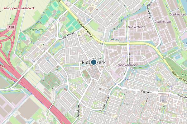 Politie-melding op Ridderkerk op 20 mei, kaart-overzicht