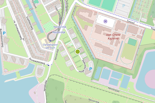 Ambulance-melding op Hoge Filterweg, Rotterdam op 4 augustus, kaart-overzicht