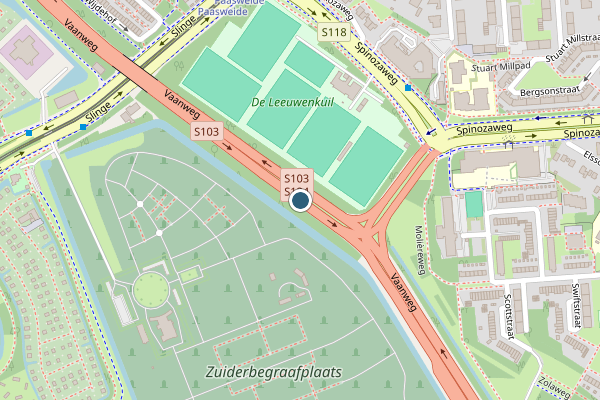 Politie-melding op Vaanweg, Rotterdam op 4 augustus, kaart-overzicht