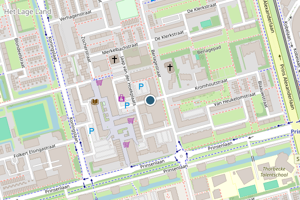 Politie-melding op Henk Speksnijderstraat, Rotterdam op 4 augustus, kaart-overzicht