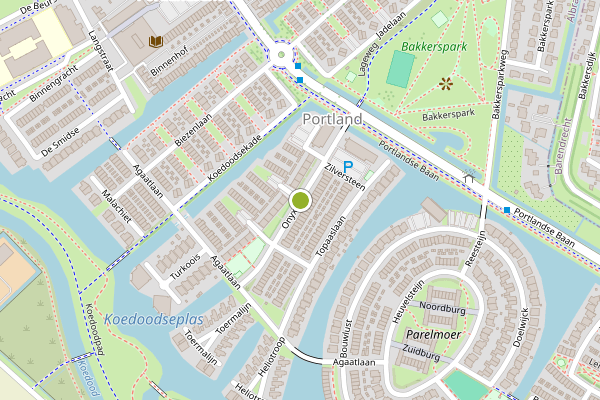 Ambulance-melding op Onyxlaan, Rhoon op 4 augustus, kaart-overzicht