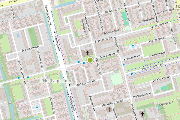 Ambulance-melding op Duikerstraat, Rotterdam op 4 augustus, kaart-overzicht