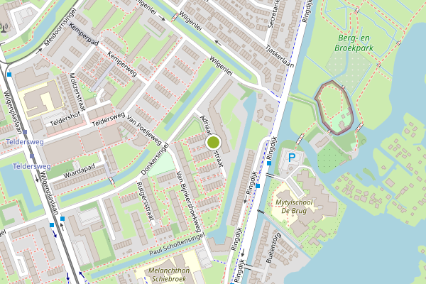Ambulance-melding op Adriaan Kluitstraat, Rotterdam op 4 augustus, kaart-overzicht