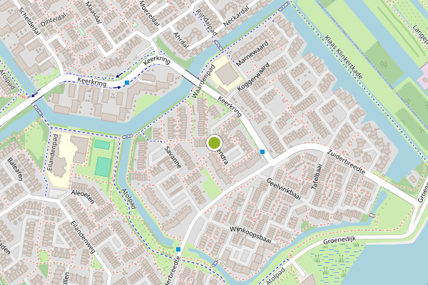 Ambulance-melding op Toendra, Capelle aan den IJssel op 4 augustus, kaart-overzicht