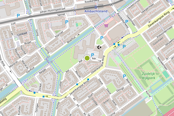 Ambulance-melding op Aar, Rotterdam op 4 augustus, kaart-overzicht