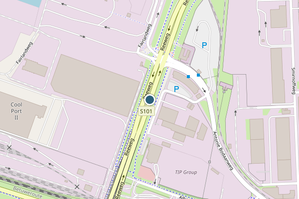Politie-melding op Reeweg, Rotterdam op 4 augustus, kaart-overzicht