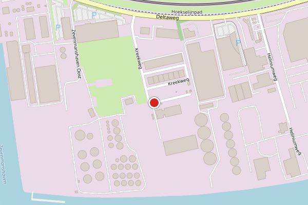 Brandweer-melding op Kreekweg, Vlaardingen op 4 augustus, kaart-overzicht