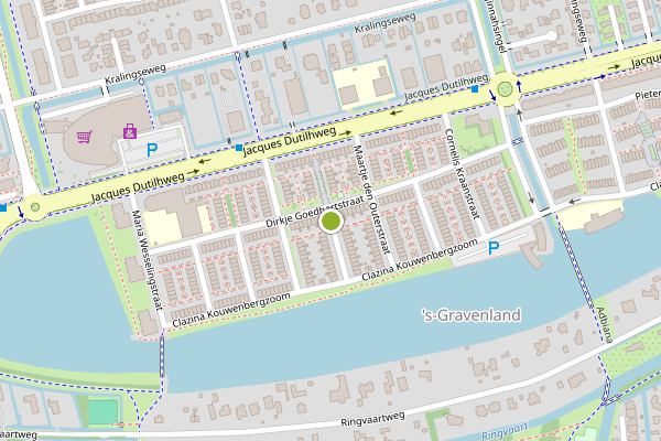 Ambulance-melding op Pieter van Rijsselstraat, Rotterdam op 4 augustus, kaart-overzicht