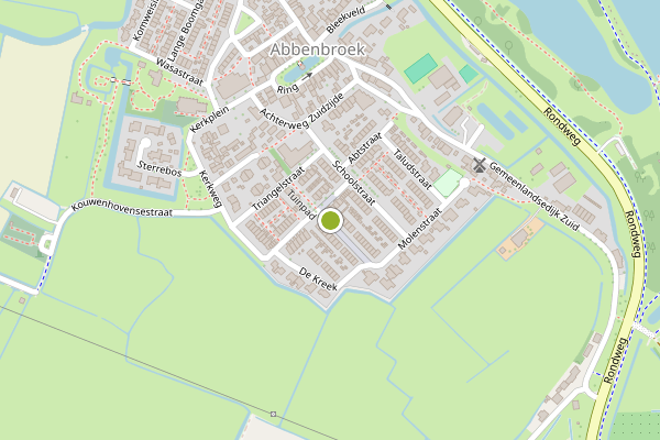 Ambulance-melding op Jan van Abbenbroekstraat, Abbenbroek op 4 augustus, kaart-overzicht