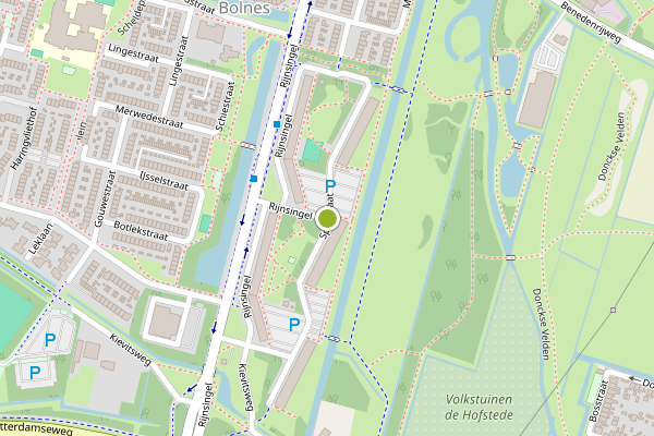 Ambulance-melding op Spuistraat, Ridderkerk op 4 augustus, kaart-overzicht