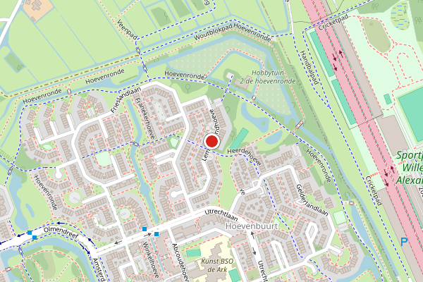 Brandweer-melding op Lemsterlandhoeve, Vlaardingen op 4 augustus, kaart-overzicht