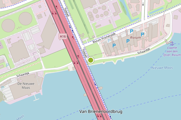 Ambulance-melding op Schaardijk, Rotterdam op 4 augustus, kaart-overzicht