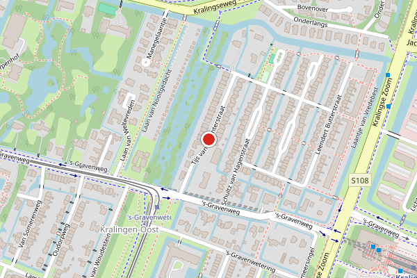 Brandweer-melding op Tijs van Zeventerstraat, Rotterdam op 5 augustus, kaart-overzicht