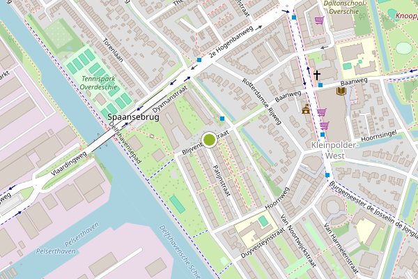 Ambulance-melding op Blijvenburgstraat, Rotterdam op 5 augustus, kaart-overzicht