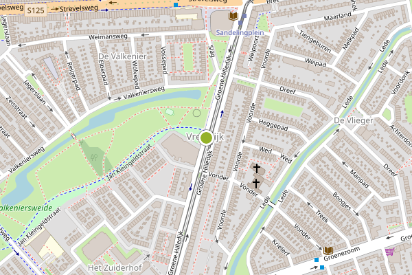 Ambulance-melding op Groene Hilledijk, Rotterdam op 5 augustus, kaart-overzicht