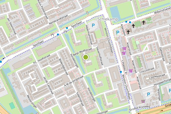 Ambulance-melding op Aagje Dekenstraat, Spijkenisse op 5 augustus, kaart-overzicht