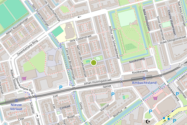 Ambulance-melding op Martinus Nijhoffplantsoen, Rotterdam op 5 augustus, kaart-overzicht