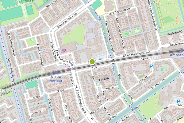 Ambulance-melding op F. Bordewijkstraat, Rotterdam op 5 augustus, kaart-overzicht