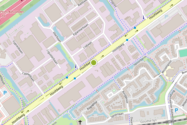 Ambulance-melding op Hoofdweg, Capelle aan den IJssel op 5 augustus, kaart-overzicht