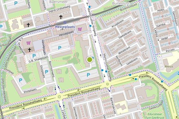 Ambulance-melding op Sinclair Lewisplaats, Rotterdam op 5 augustus, kaart-overzicht