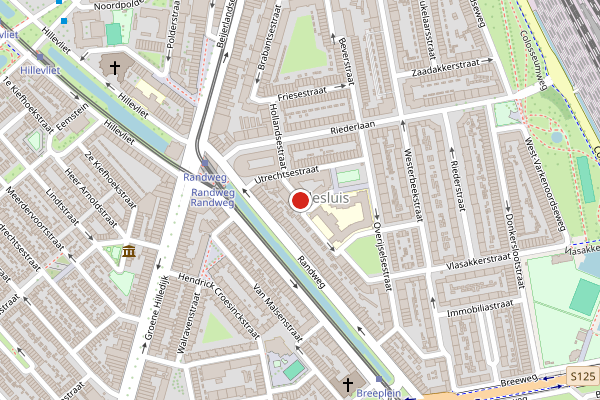 Brandweer-melding op Hollandsestraat, Rotterdam op 5 augustus, kaart-overzicht