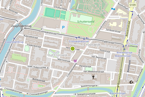 Ambulance-melding op Hendrikstraat, Rotterdam op 5 augustus, kaart-overzicht
