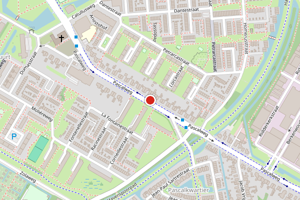 Brandweer-melding op Pascalweg, Rotterdam op 5 augustus, kaart-overzicht