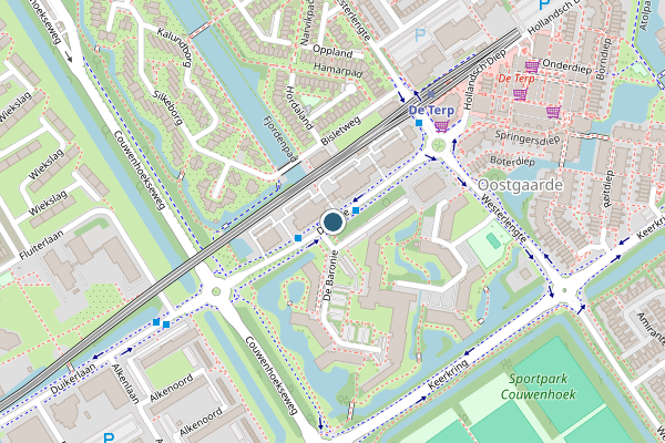 Politie-melding op De Linie, Capelle aan den IJssel op 5 augustus, kaart-overzicht